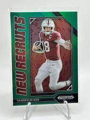TANNER MCKEE [GREEN] #NR-9 Football Cards 2023 Panini Prizm Draft Picks New Recruits Prices