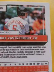 Mike Yastrzemski [Gold] #115 Baseball Cards 2022 Panini Donruss Optic Prices