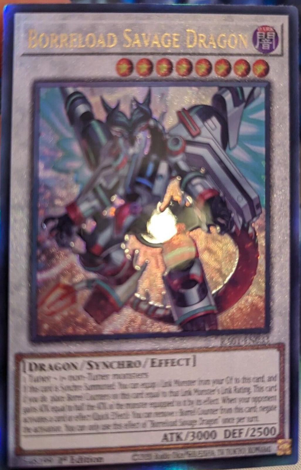 Borreload Savage Dragon [Ultimate Rare] RA01-EN033 YuGiOh 25th Anniversary Rarity Collection