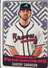 Dansby Swanson #DS Baseball Cards 2017 Topps Heritage Rookie Performers Prices