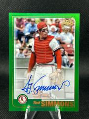 Ted Simmons [Green] #01FF-TSS Baseball Cards 2023 Topps Archives 2001 Fan Favorites Autographs Prices