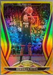 Kendrick Nunn [Mirror Gold] Basketball Cards 2020 Panini Certified Prices