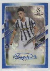 Alejandro Marques [Blue Wave Refractor] Soccer Cards 2020 Topps Chrome UEFA Champions League Autographs Prices