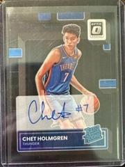Chet Holmgren [Signature Black Pandora] #208 Basketball Cards 2022 Panini Donruss Optic Prices