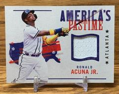Ronald Acuna Jr. #APS-RAJ Baseball Cards 2022 Panini Chronicles America's Pastime Swatches Prices