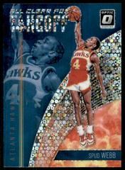 Spud Webb [Fast Break Holo] Basketball Cards 2018 Panini Donruss Optic All Clear for Takeoff Prices