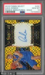 Luka Doncic [Gold] #LDC Basketball Cards 2018 Panini Select Rookie Signatures Prices