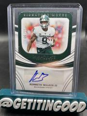 Kenneth Walker III #SM-KWA Football Cards 2022 Panini Immaculate Collegiate Signature Moves Prices
