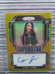Cora Jade [Gold Prizm] Wrestling Cards 2022 Panini Prizm WWE Superstar Autographs Prices