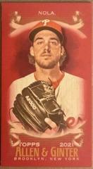 Aaron Nola [Mini Red] #215 Baseball Cards 2021 Topps Allen & Ginter X Prices
