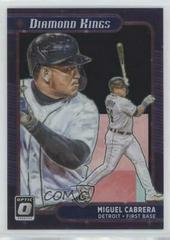Miguel Cabrera [Black Stars] Baseball Cards 2021 Panini Donruss Optic Prices