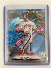 Zach Neto [Blue] Baseball Cards 2023 Topps Inception Prices