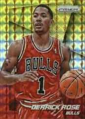 Derrick Rose [Yellow Red] Basketball Cards 2014 Panini Prizm Prices