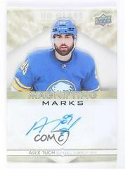 Alex Tuch [Gold] Hockey Cards 2021 Upper Deck Ovation UD Glass Magnifying Marks Autographs Prices