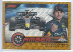 Max Verstappen [Gold Wave Refractor] #CAM-MV Racing Cards 2023 Topps Chrome Formula 1 Camber Prices