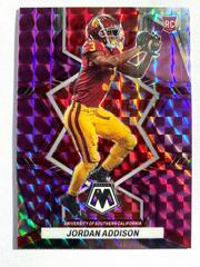 Jordan Addison [Purple] #14 Football Cards 2023 Panini Mosaic Draft Picks Prices
