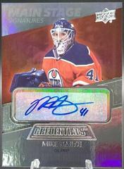 Mike Smith #BTS-MS Hockey Cards 2021 Upper Deck Credentials Main Stage Signatures Prices