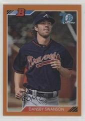 Dansby Swanson [Orange] #92B-DSW Baseball Cards 2017 Bowman 1992 Chrome Prices