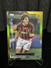 Kaka [Gold Foilboard] #HH-1 Soccer Cards 2023 Topps UEFA Club Historic Hat Trick Prices