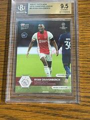 Ryan Gravenberch #23 Soccer Cards 2020 Topps Now UEFA Champions League Prices
