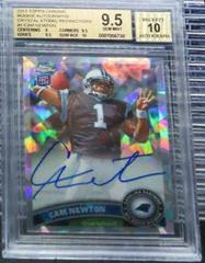 Cam Newton [Black Refractor Autograph] Football Cards 2011 Topps Chrome Prices