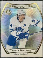 Auston Matthews #S-10 Hockey Cards 2021 SP Authentic Spectrum FX Prices