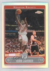 Kirk Snyder Gold Refractor #115 Basketball Cards 2006 Topps Chrome Prices