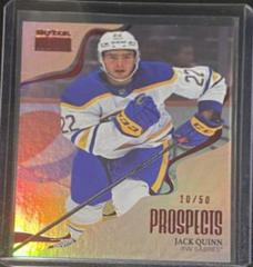 Jack Quinn [Star Rubies] Hockey Cards 2022 Skybox Metal Universe Premium Prospects Prices