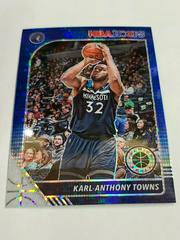 Karl-Anthony Towns [Blue Pulsar] Basketball Cards 2019 Panini Hoops Premium Stock Prices