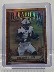 Braelon Allen [Orange] #RM-4 Football Cards 2023 Bowman Chrome University Ramblin' Man Prices