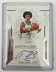 MarJon Beauchamp #35 Basketball Cards 2022 Panini Flawless Distinguished Auto Prices