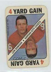 Len Dawson Football Cards 1971 Topps Game Cards Prices