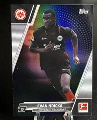 Evan Ndicka [Black Foil] Soccer Cards 2021 Topps Bundesliga Prices
