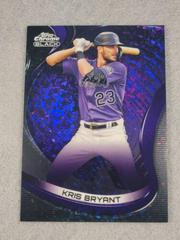 Kris Bryant [Purple Mini Diamond] Baseball Cards 2022 Topps Chrome Black Prices