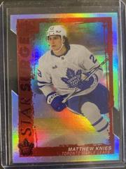 Matthew Knies [Red] #4 Hockey Cards 2023 Upper Deck Star Rookies Prices