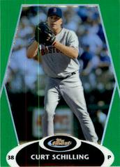 Curt Schilling [Green Refractor] #52 Baseball Cards 2008 Finest Prices