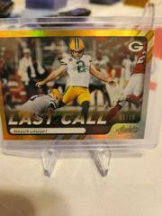 Mason Crosby [Spectrum Gold] Football Cards 2022 Panini Absolute Last Call Prices