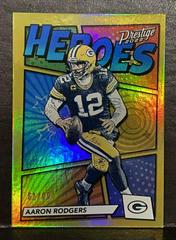Aaron Rodgers [Gold] Football Cards 2022 Panini Prestige Heroes Prices