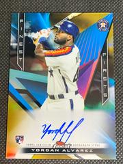 Yordan Alvarez [Orange Refractor] #FFA-YA Baseball Cards 2020 Topps Finest Firsts Autographs Prices