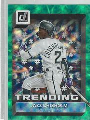 Jazz Chisholm [Green] #T-3 Baseball Cards 2022 Panini Donruss Trending Prices