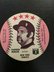 Thurman Munson Baseball Cards 1976 Towne Club Disc Prices