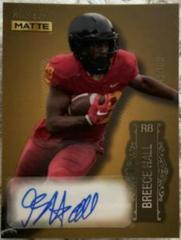 Breece Hall [Gold Gold Foil] Football Cards 2022 Wild Card Matte Autographs Prices