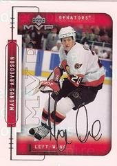 Magnus Arvedson #139 Hockey Cards 1999 Upper Deck MVP Prices