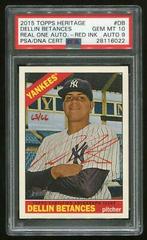 Dellin Betances Baseball Cards 2015 Topps Heritage Real One Autographs Prices