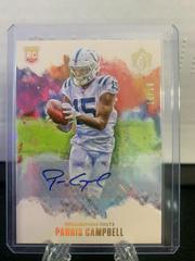 Parris Campbell [Signature Holo Gold] Football Cards 2019 Panini Chronicles Gridiron Kings Prices