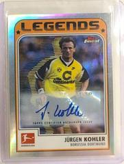 Jurgen Kohler [Autograph] Soccer Cards 2022 Topps Finest Bundesliga Legends Prices