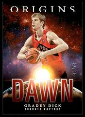 Gradey Dick [Red] #9 Basketball Cards 2023 Panini Origins Dawn Prices