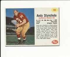 Andy Stynchula [Hand Cut] Football Cards 1962 Post Cereal Prices