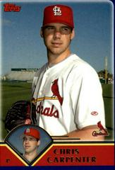 Chris Carpenter #T32 Baseball Cards 2003 Topps Traded Prices