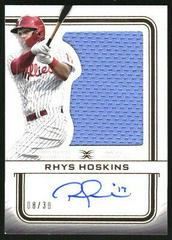 Rhys Hoskins #ARC-RHO Baseball Cards 2023 Topps Definitive Autograph Relic Collection Prices